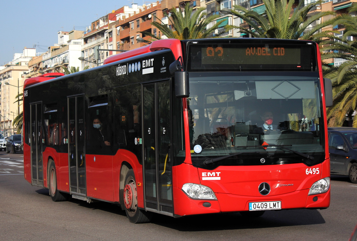 Испания, Mercedes-Benz Citaro C2 hybrid № 6495