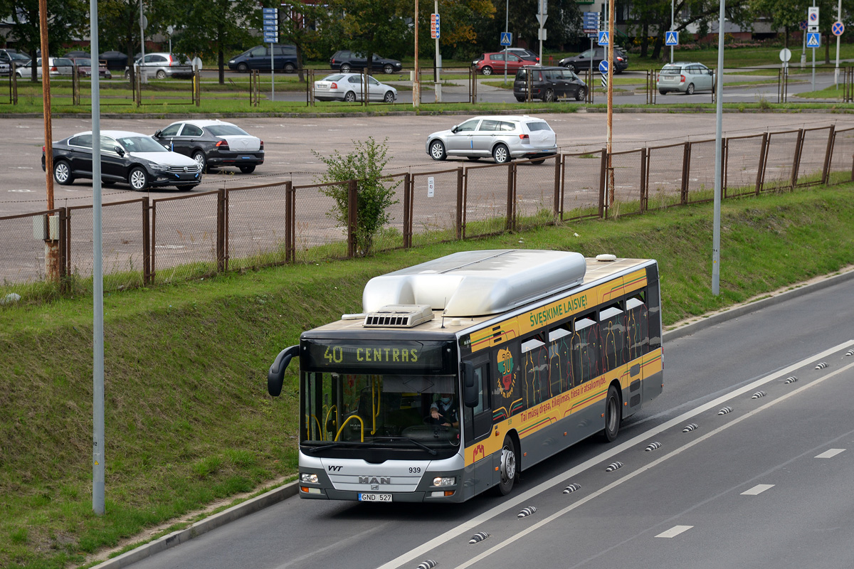 Литва, MAN A21 Lion's City NL273 CNG № 939 Литва, MAN A21 Lion's City NL273 CNG № 939