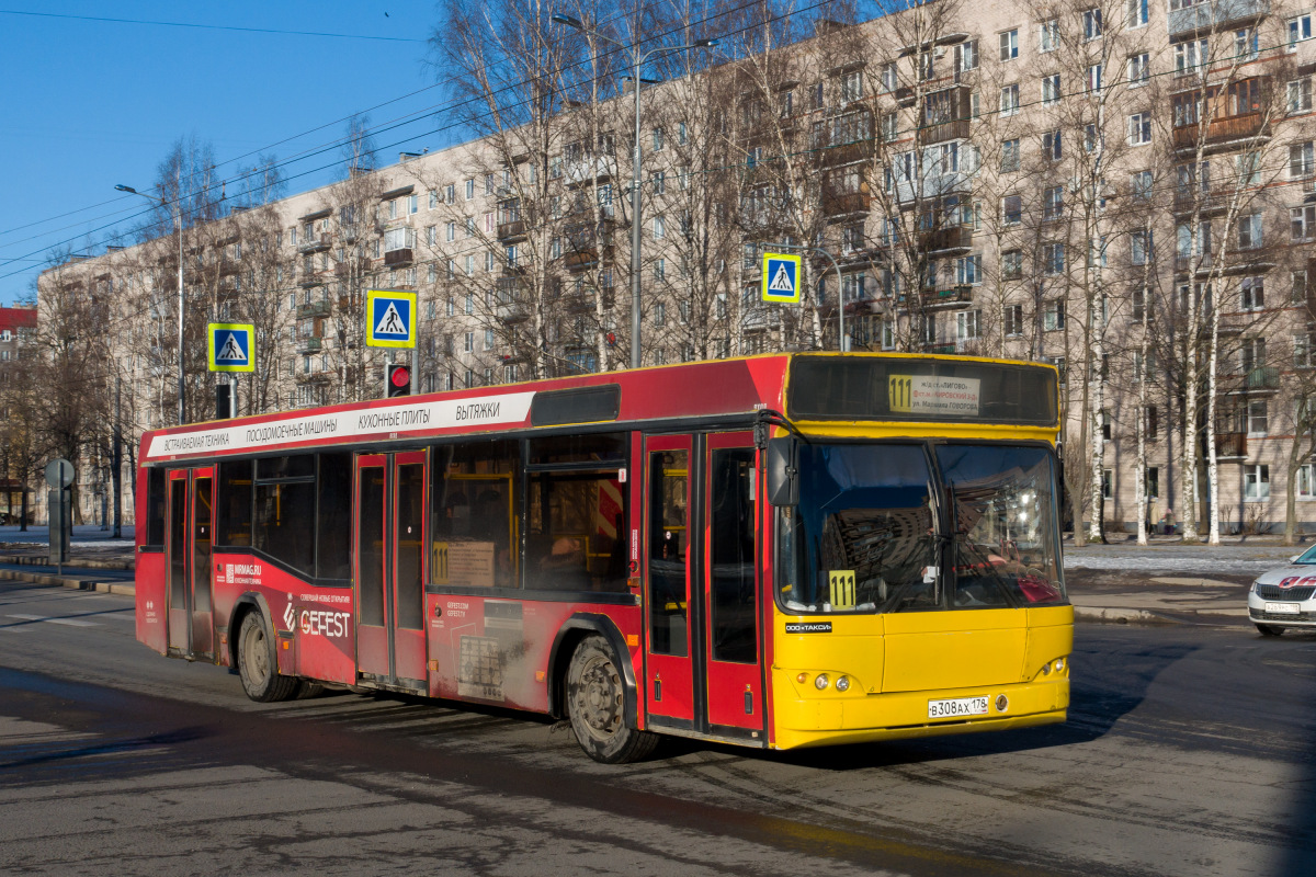 Санкт-Петербург, МАЗ-103.465 № В 308 АХ 178