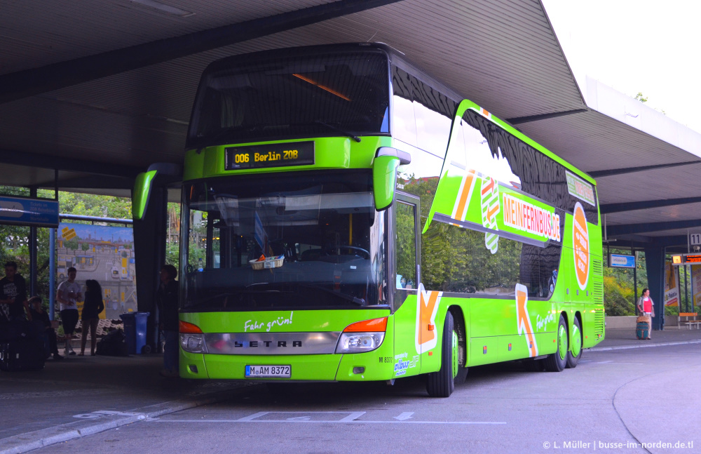 Бавария, Setra S431DT № M8372