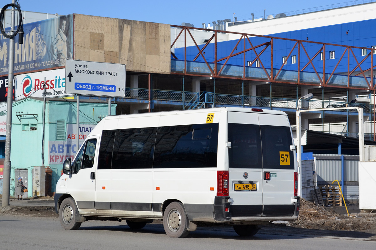 Тюменская область, FIAT Ducato 244 CSMMC-RLL, -RTL № АЕ 498 72