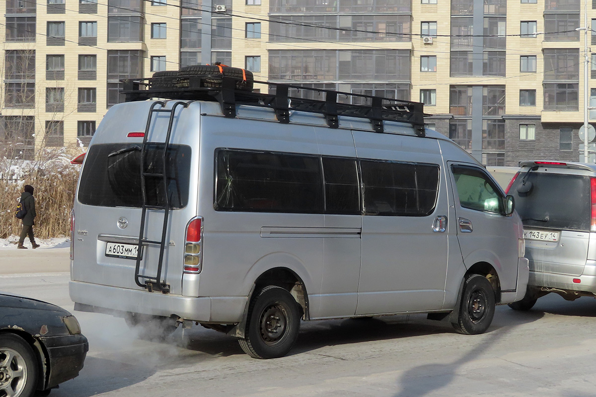 Саха (Якутия), Toyota HiAce TRH223L № А 603 ММ 14