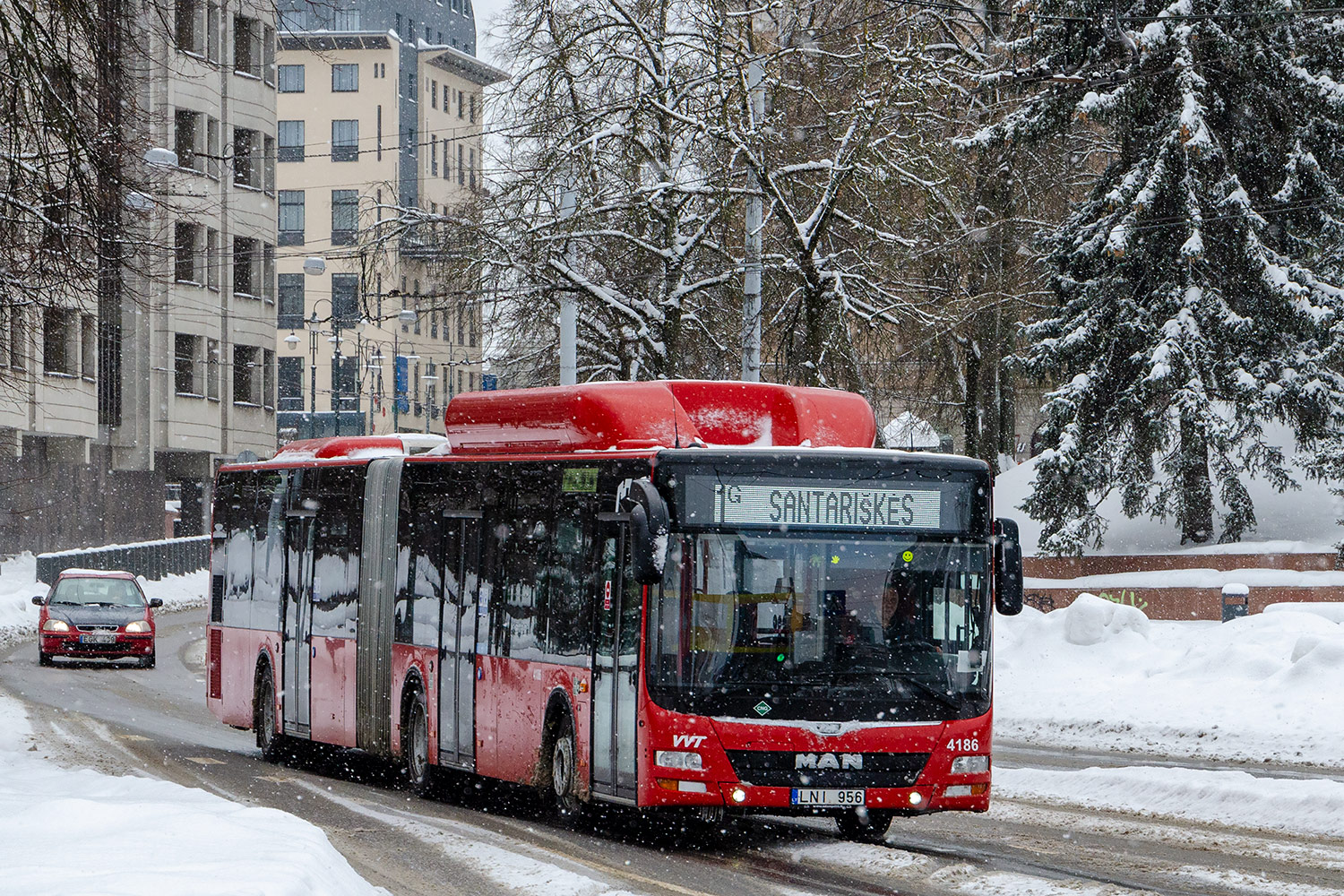 Литва, MAN A23 Lion's City G NG313 CNG № 4186