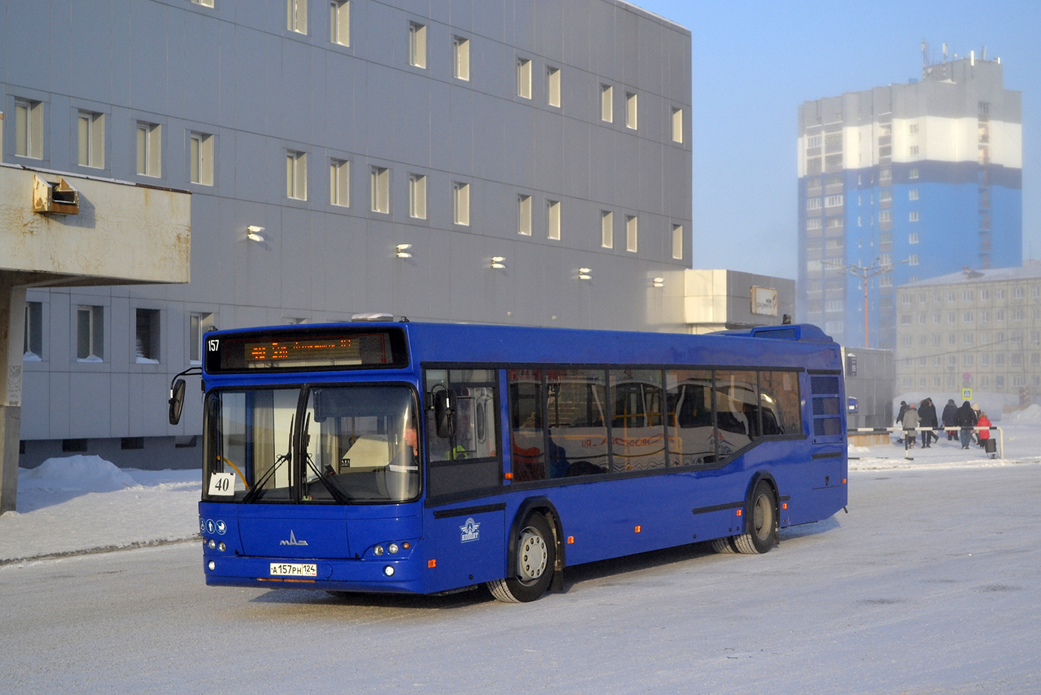 Красноярский край, МАЗ-103.486 № А 157 РН 124