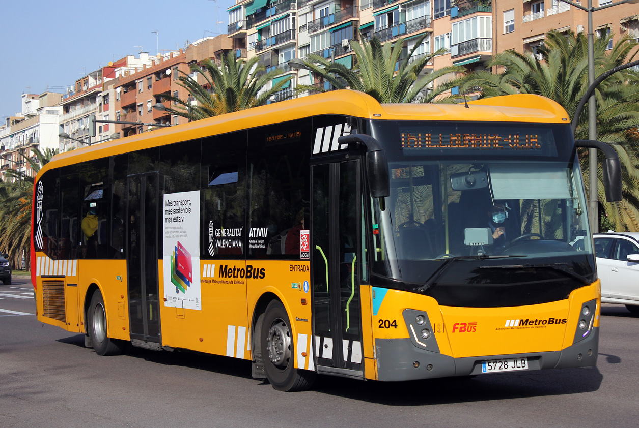 Испания, Castrosua Magnus.E+ LE 12.8 № 204 Испания, Castrosua Magnus.E+ LE 12.8 № 204