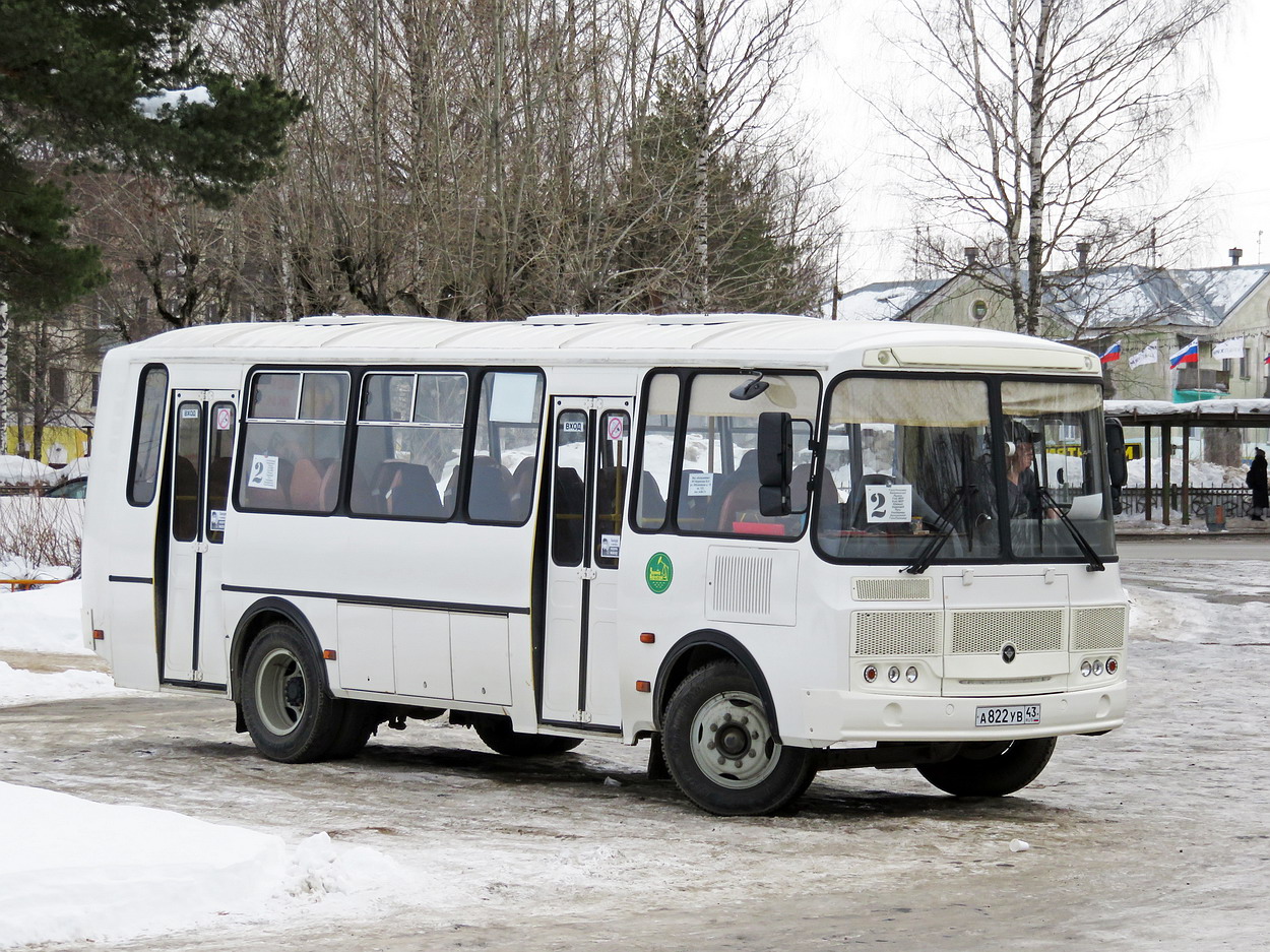Кировская область, ПАЗ-4234-04 № А 822 УВ 43
