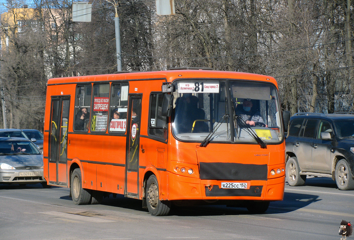 Нижегородская область, ПАЗ-320414-05 "Вектор" № Х 225 СС 152