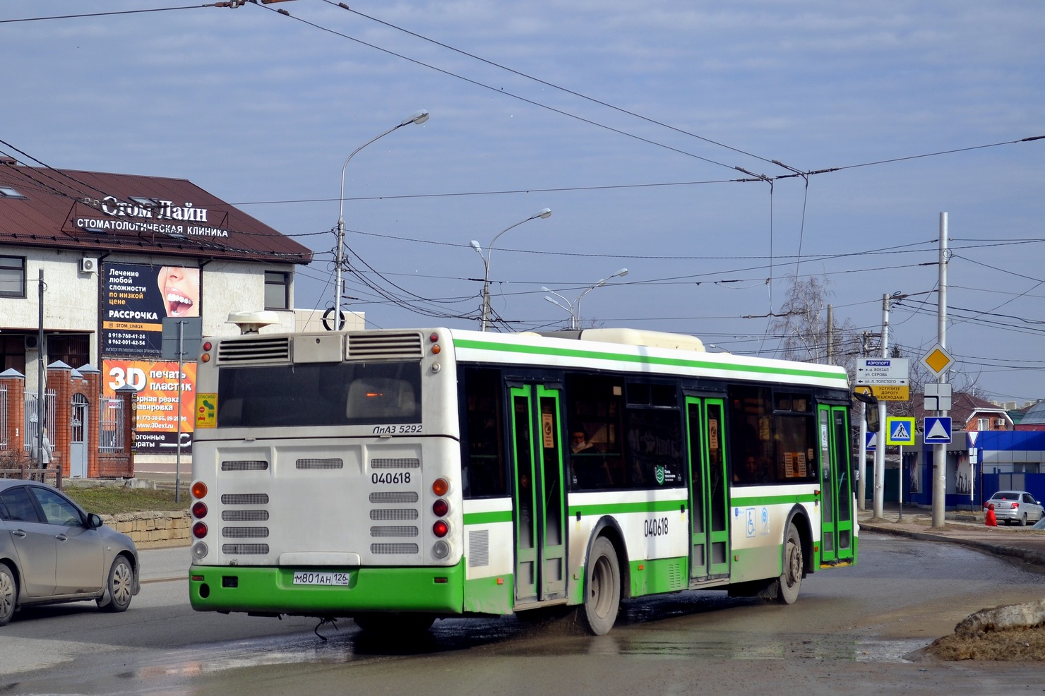 Ставропольский край, ЛиАЗ-5292.21 № М 801 АН 126