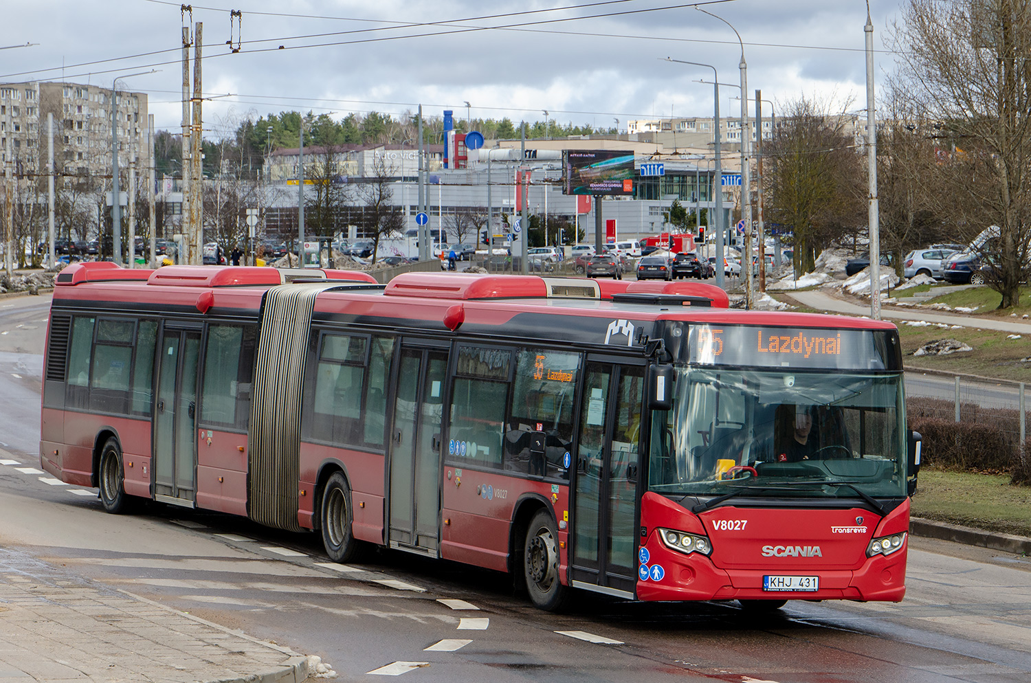 Литва, Scania Citywide LFA № V8027