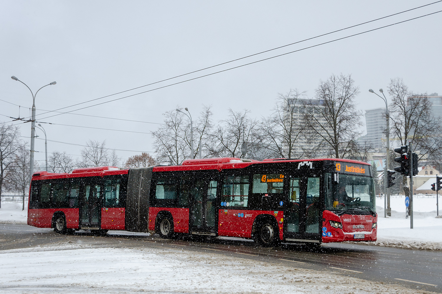 Литва, Scania Citywide LFA № V8022