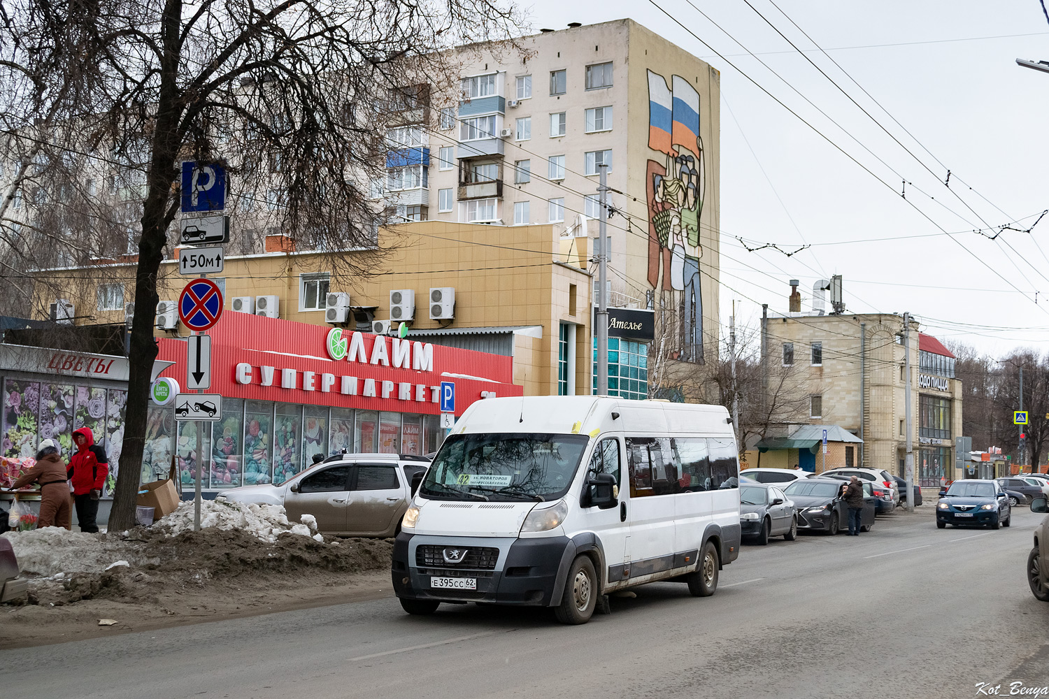 Рязанская область, Нижегородец-2227SK (Peugeot Boxer) № Е 395 СС 62
