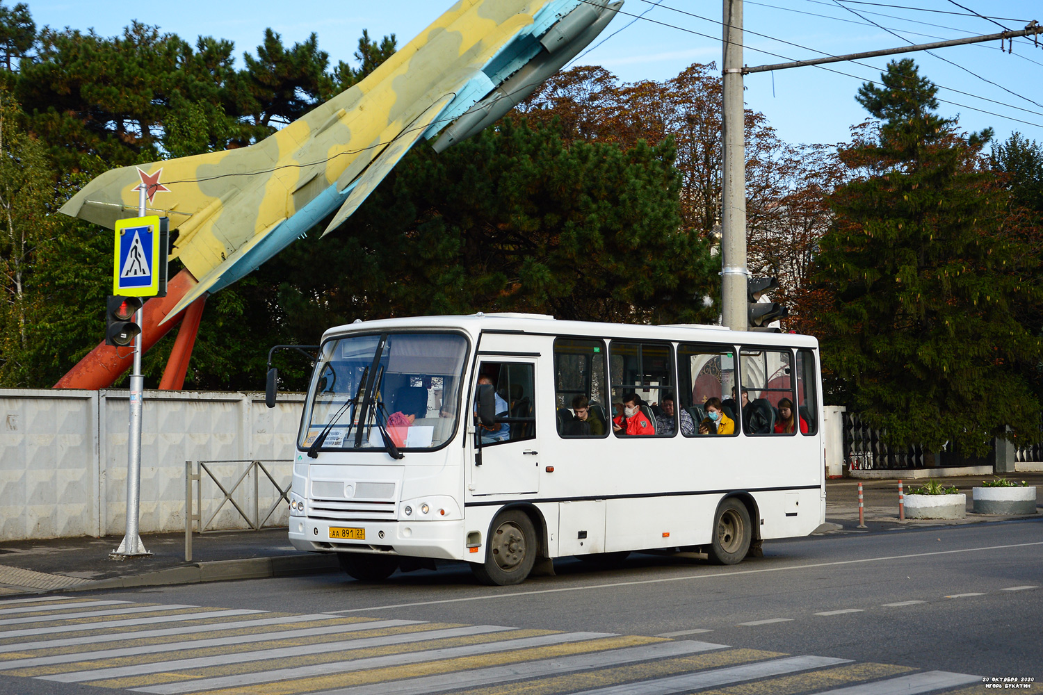 Краснодарский край, ПАЗ-320302-12 № АА 891 23