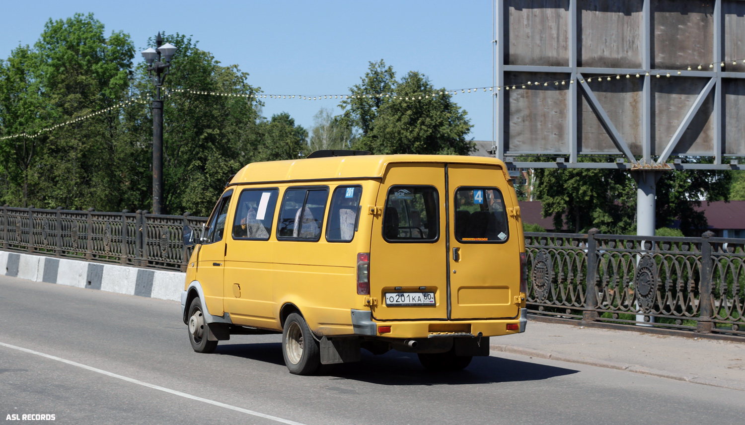 Pskov region, GAZ-322131 (X78) # О 201 КА 60