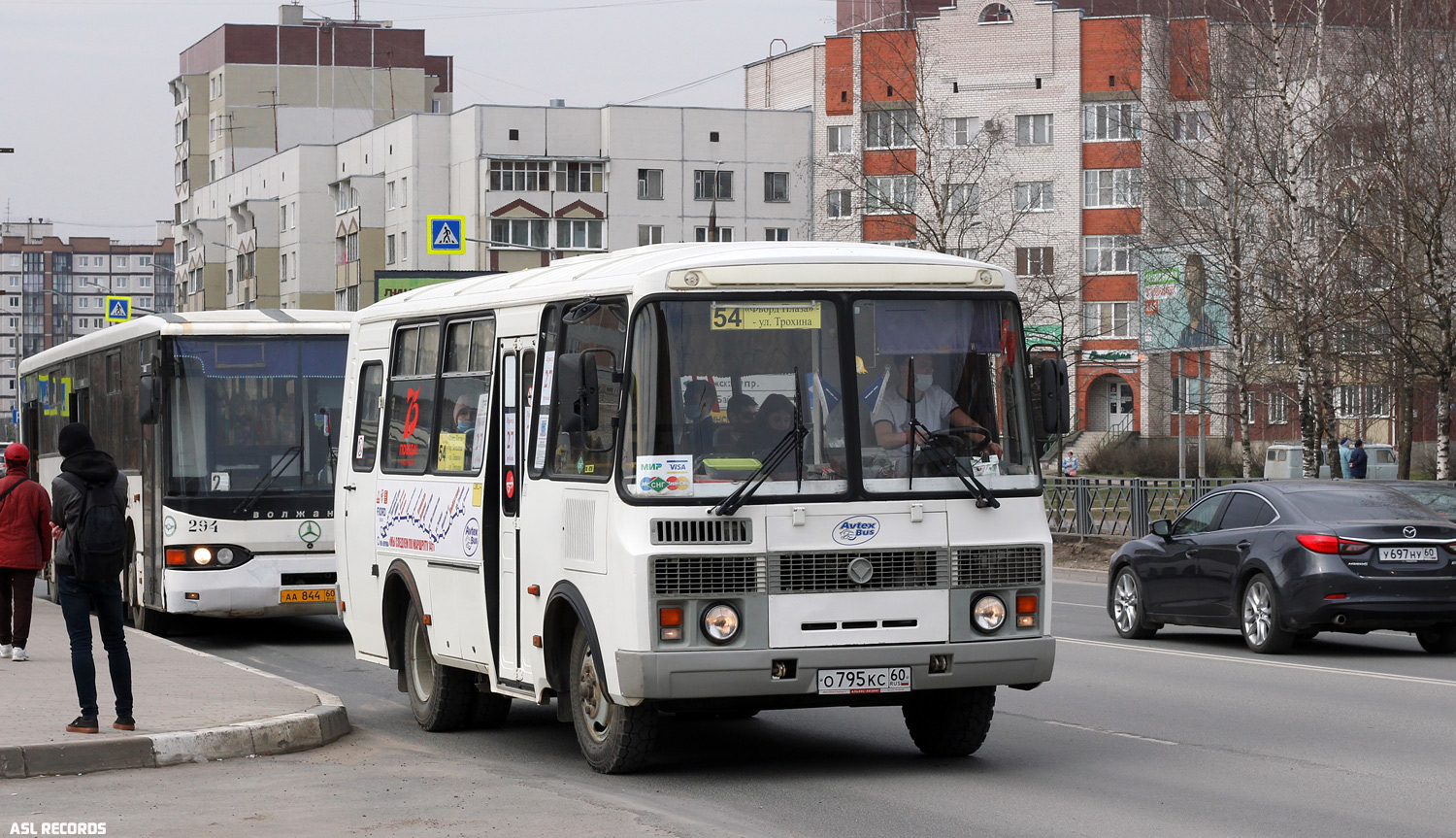 Псковская область, ПАЗ-32053 № О 795 КС 60