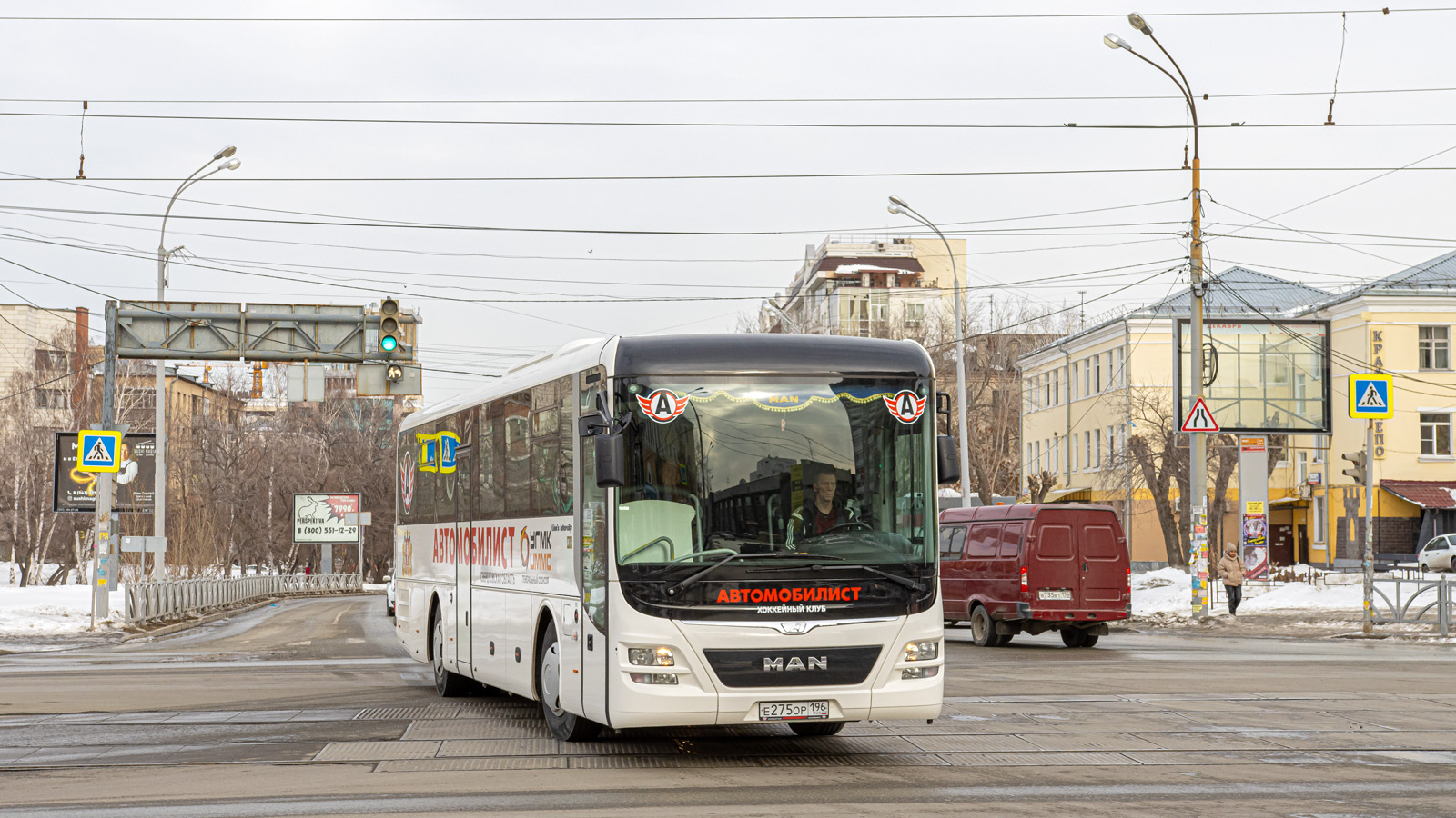 Свердловская область, MAN R60 Lion's Intercity ÜL290 № Е 275 ОР 196