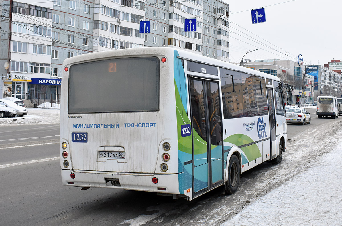 Омская область, ПАЗ-320414-04 "Вектор" (1-2) № 1232
