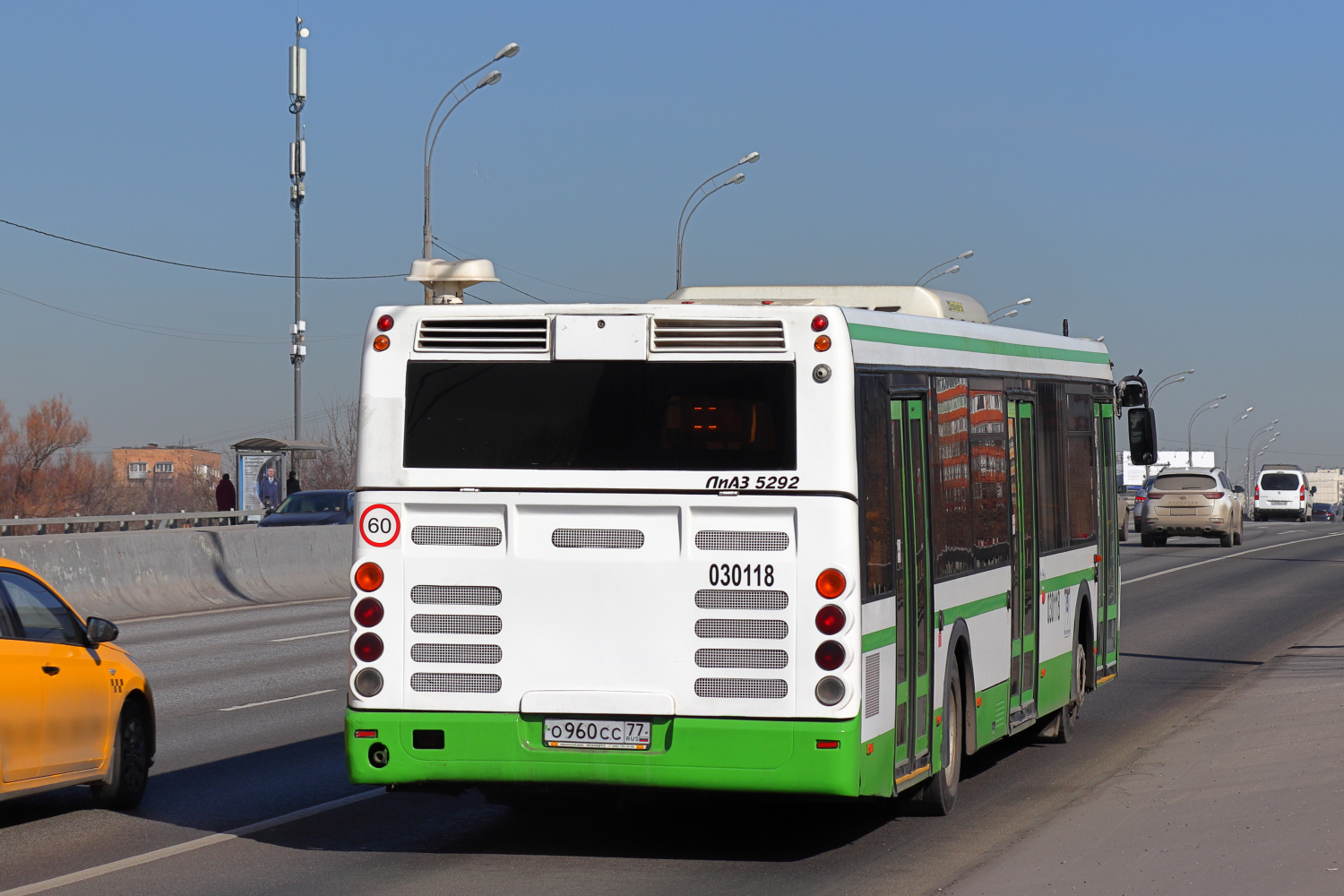 Москва, ЛиАЗ-5292.22 (2-2-2) № 030118