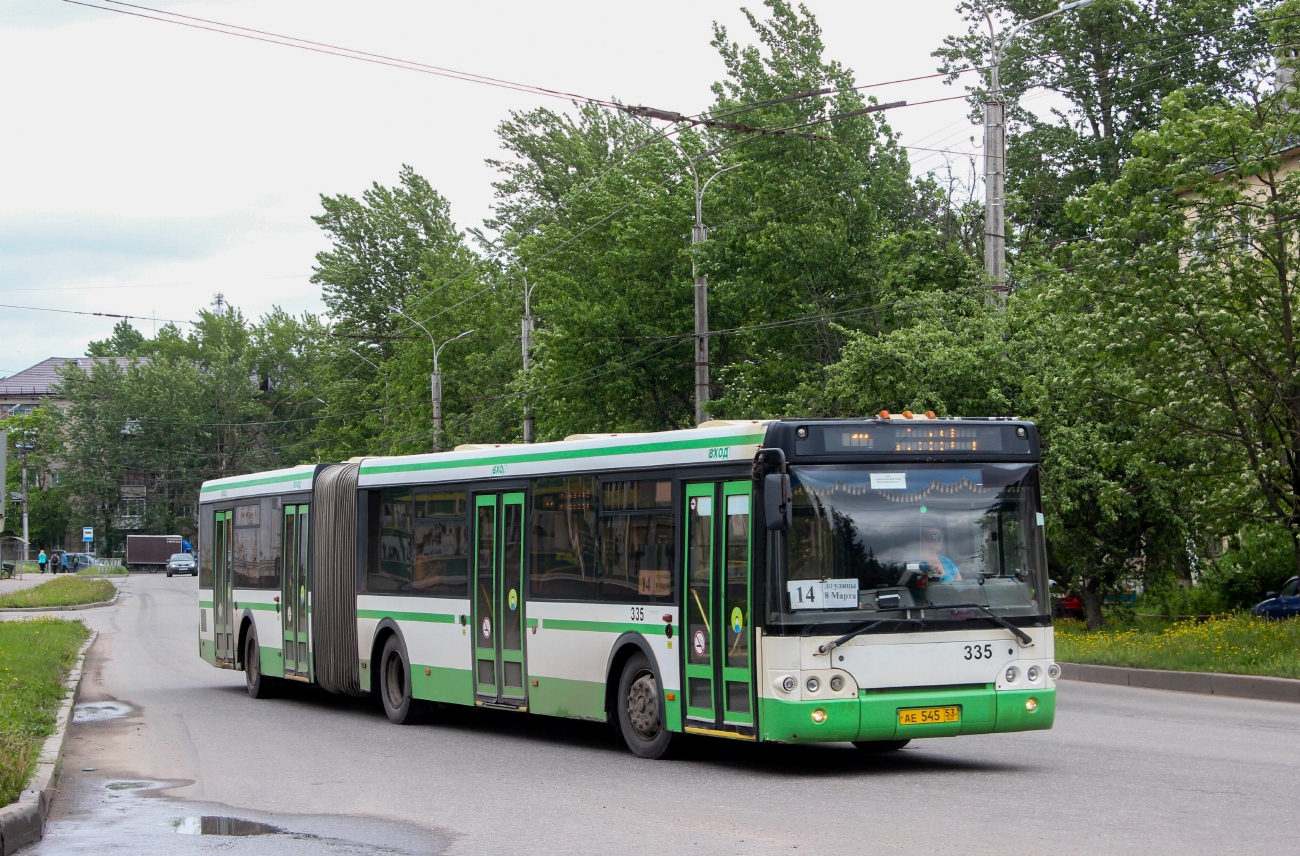 Novgorod region, LiAZ-6213.21 # 335