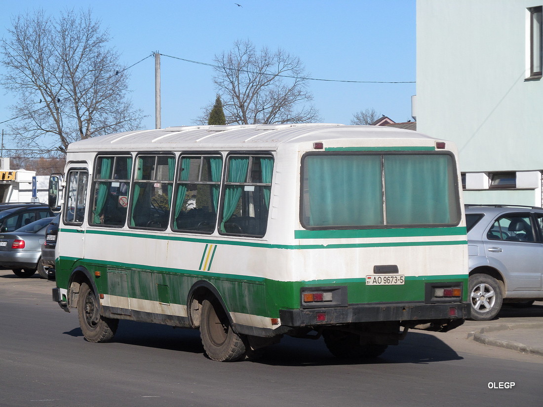 Минская область, ПАЗ-3205*  (двери 2-1) № АО 9673-5