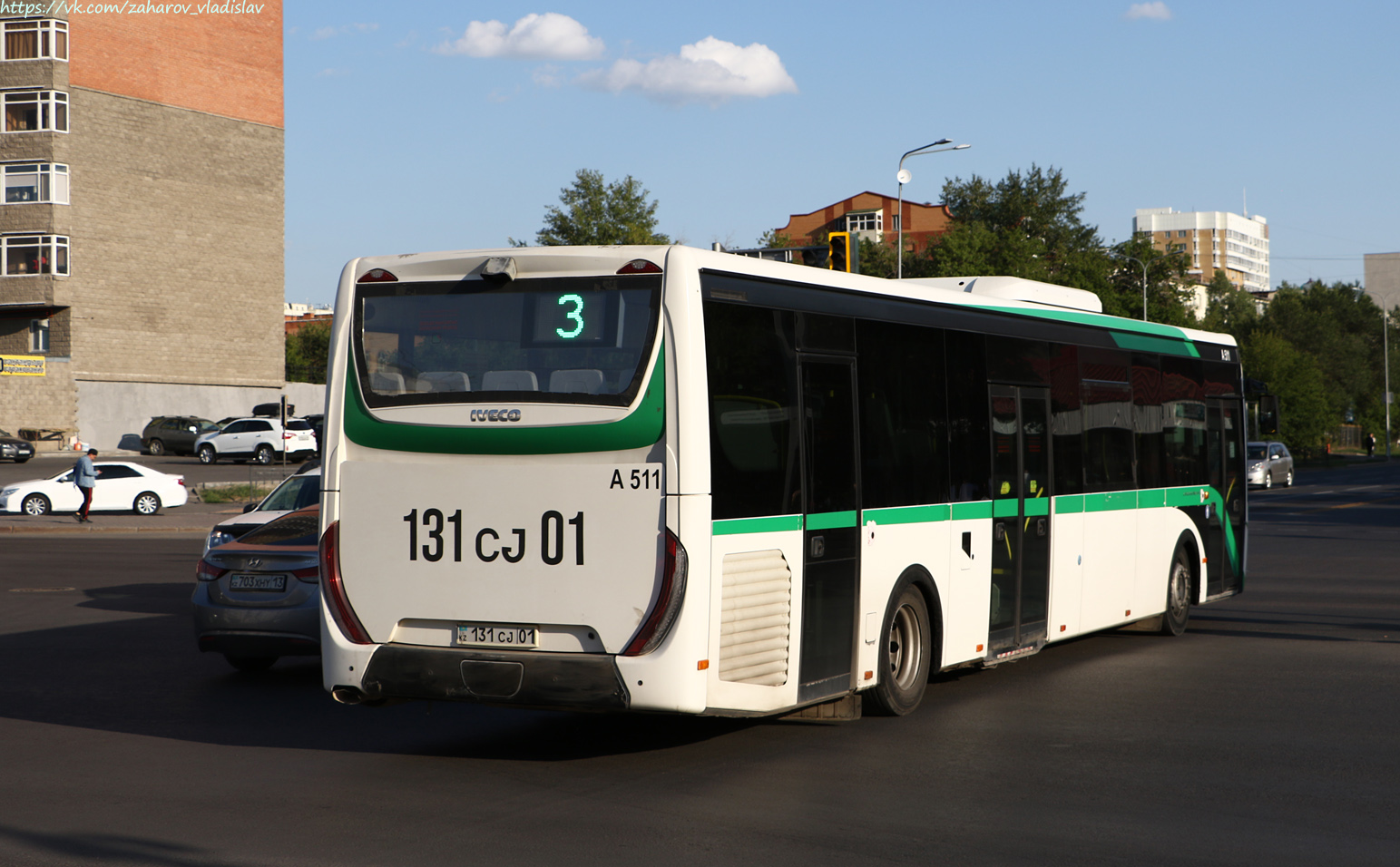 Астана, IVECO Crossway LE 13M (СарыаркаАвтоПром) № A511