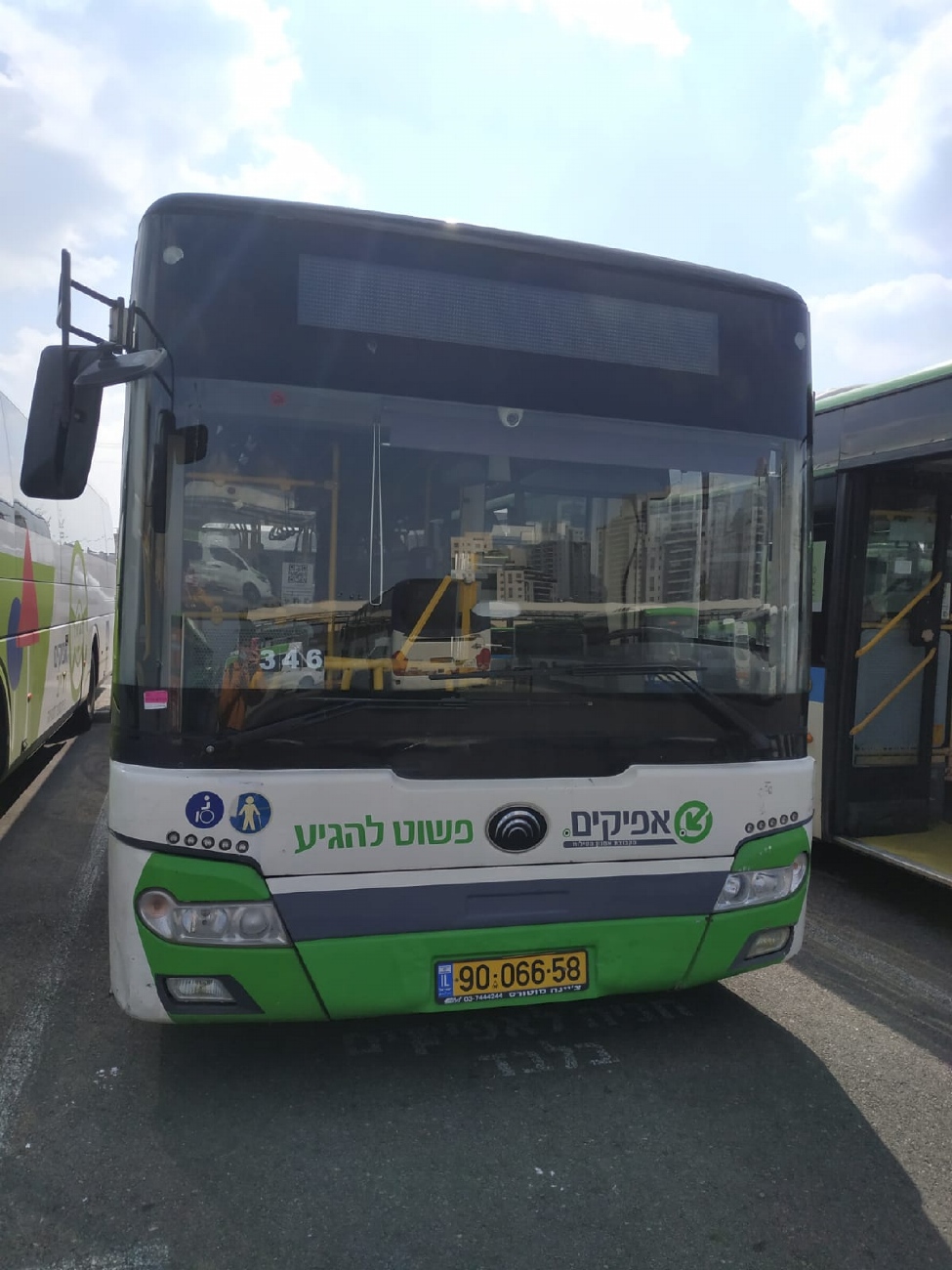 Израиль, Yutong ZK6126HGA № 90-066-58