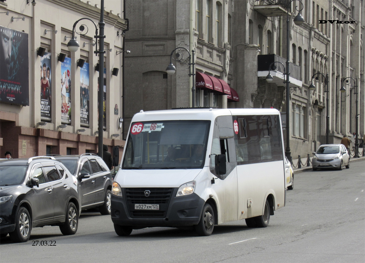 Приморский край, ГАЗ-A64R42 Next № Х 027 ХМ 125