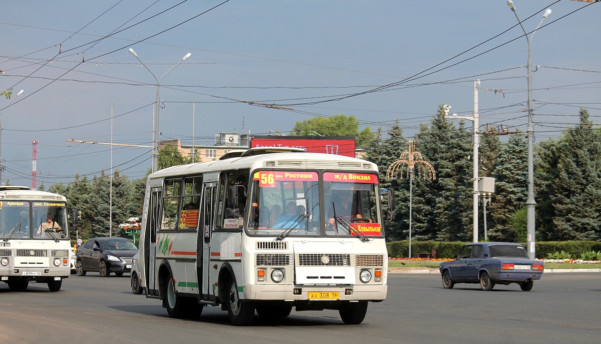 Оренбургская область, ПАЗ-32054 № АХ 308 56