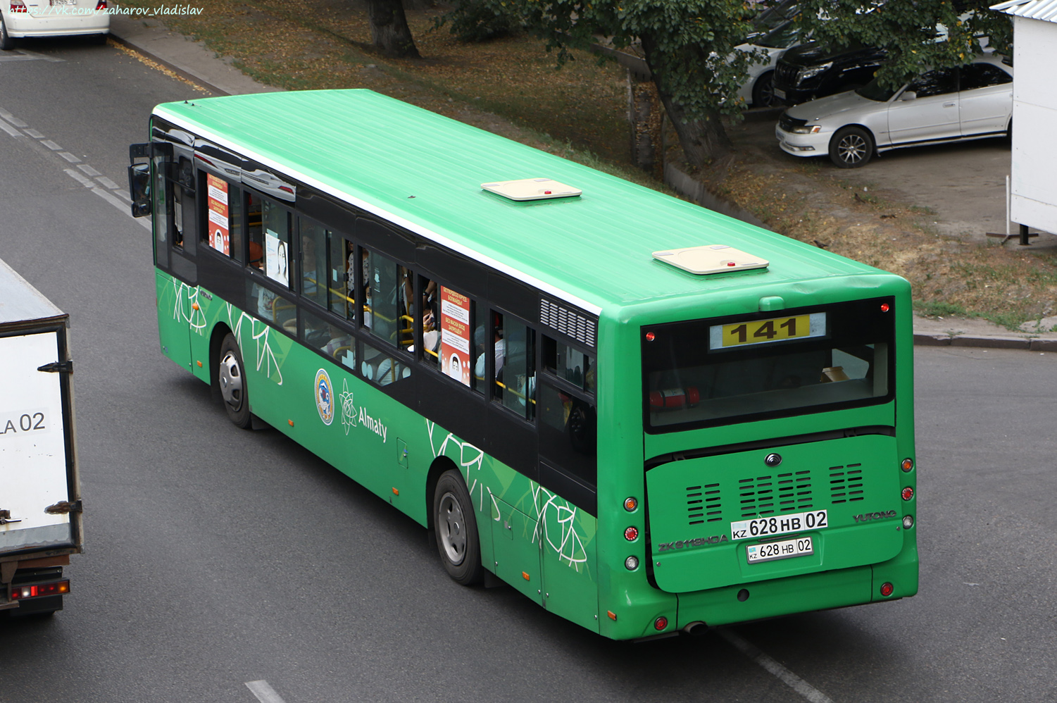 Алматы, Yutong ZK6118HGA № 628 HB 02