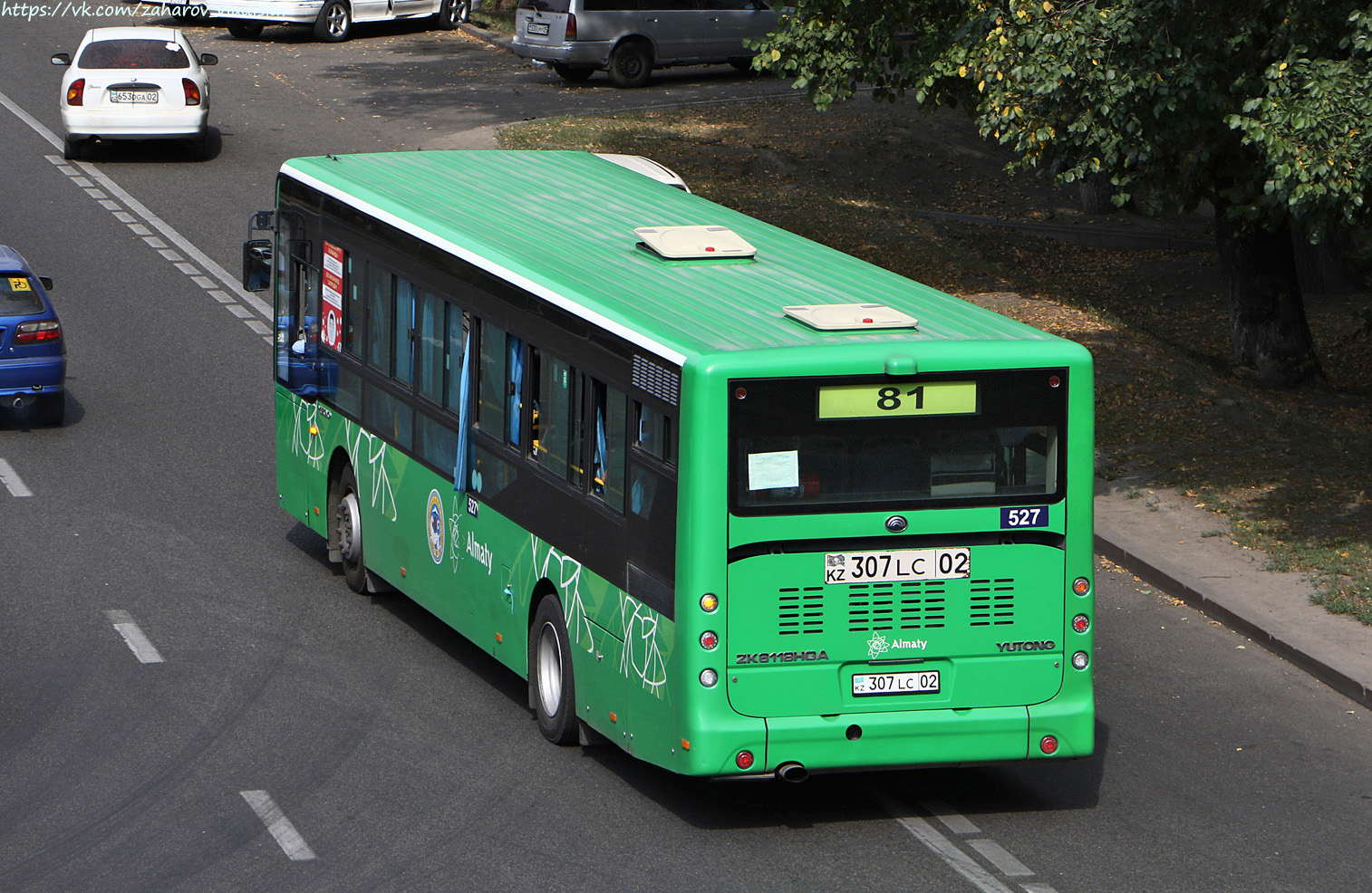 Алматы, Yutong ZK6118HGA № 527