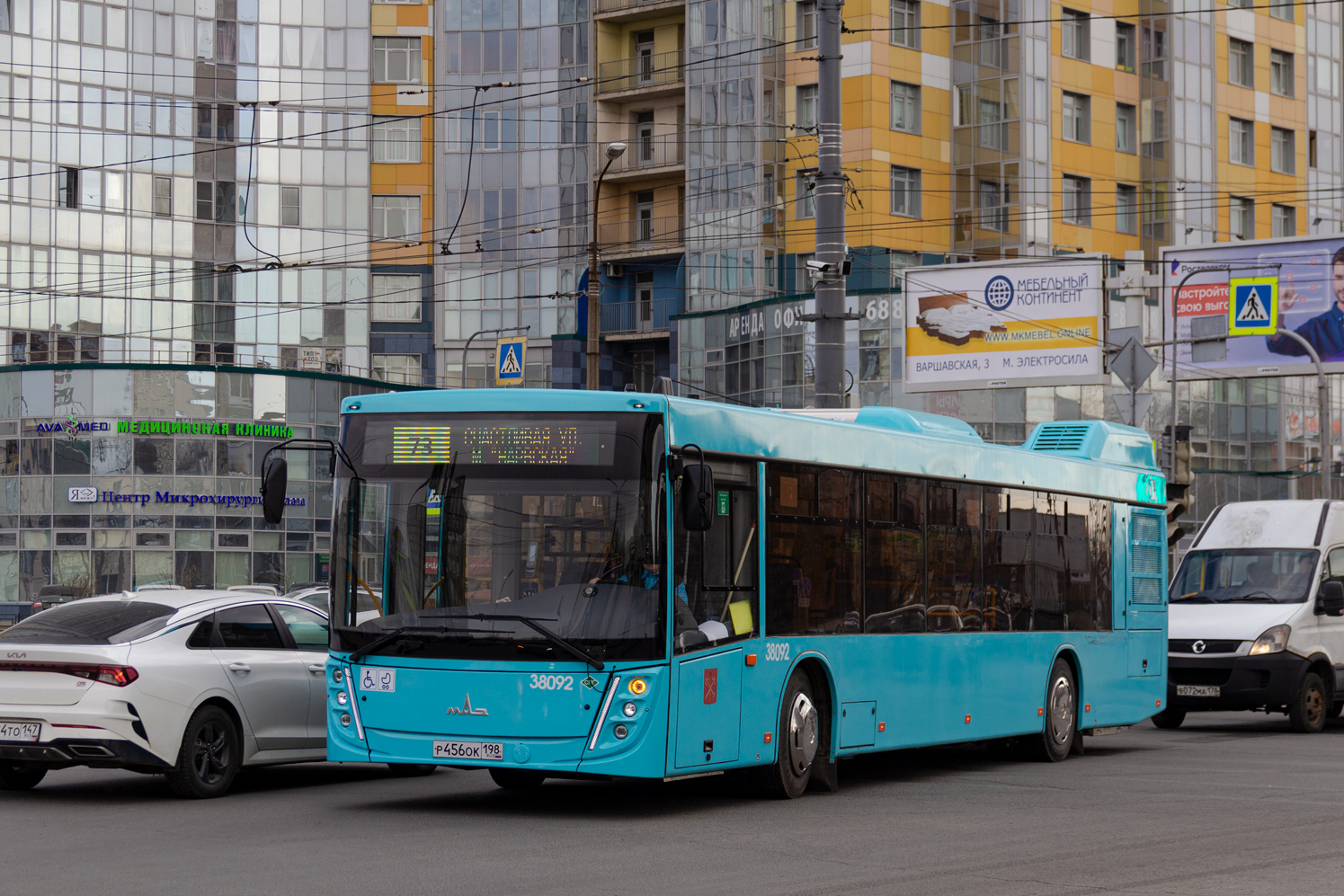 Санкт-Петербург, МАЗ-203.945 № 38092