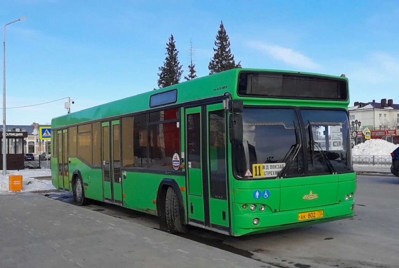 Тюменская область, МАЗ-103.465 № АК 802 72