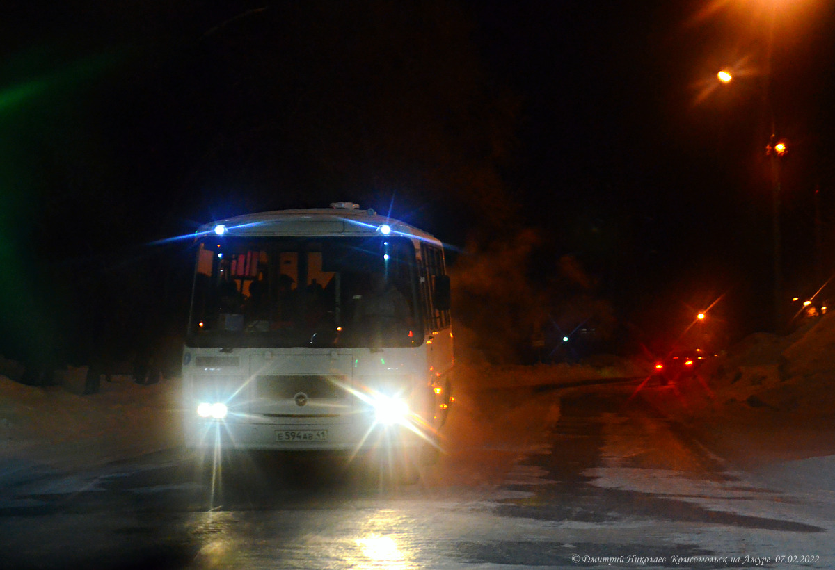 Хабаровский край, ПАЗ-320530-02 № Е 594 АВ 41