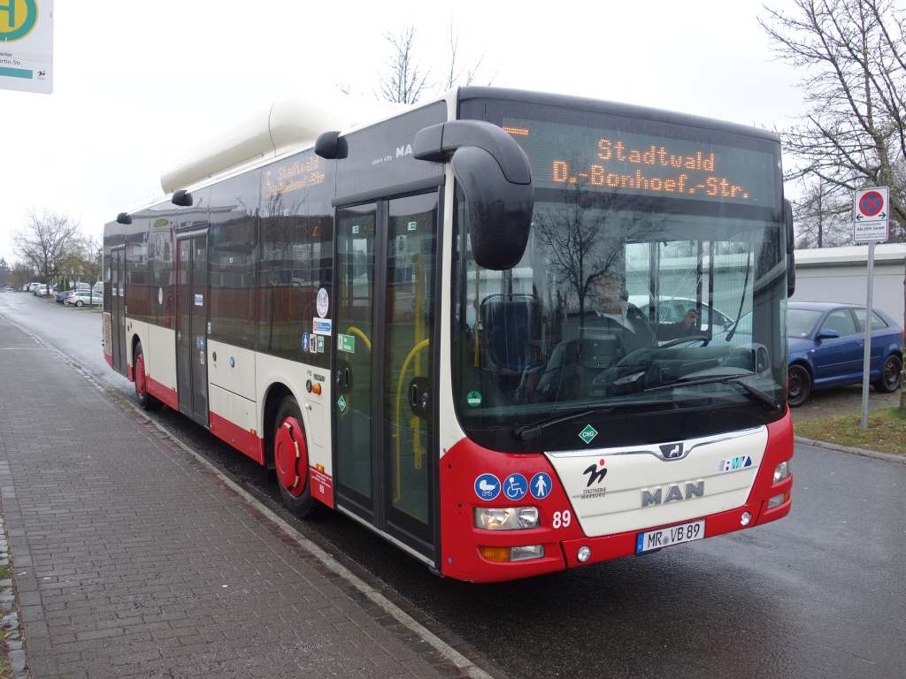 Гессен, MAN A21 Lion's City NL313 CNG № 89