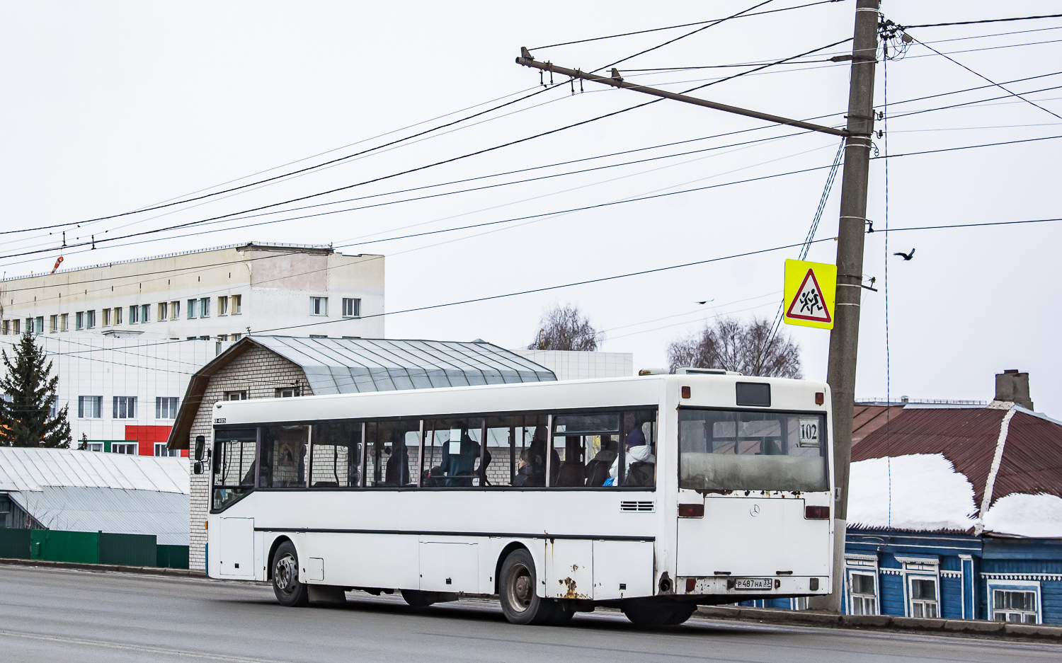 Владимирская область, Mercedes-Benz O405 № Р 487 НА 33