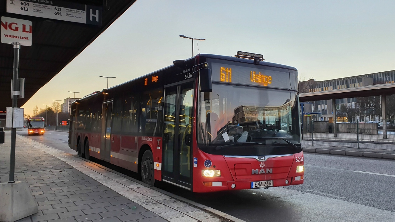 Sweden, MAN A44 Lion's City L LE NL323-15 # 6236