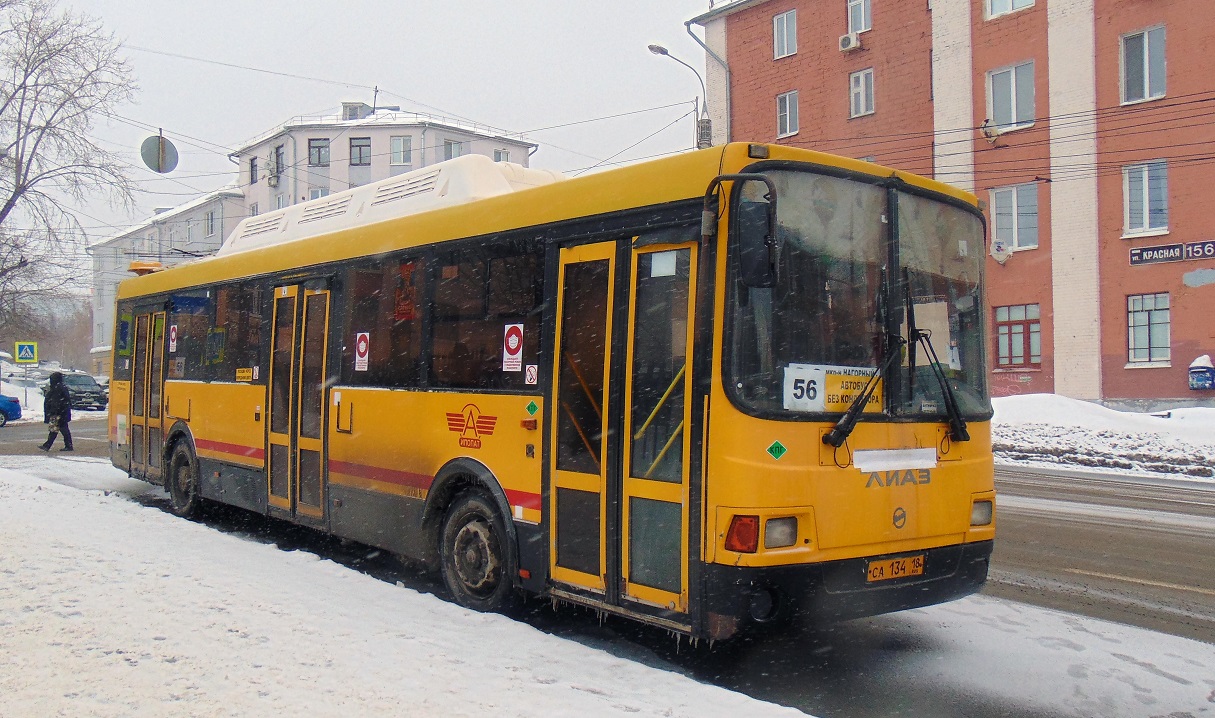 Удмуртия, ЛиАЗ-5256.57 № СА 134 18
