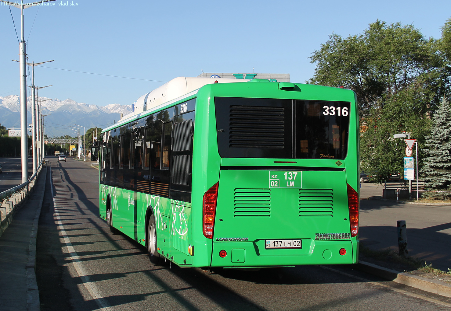 Алматы, Zhong Tong LCK6125HGAN № 3316