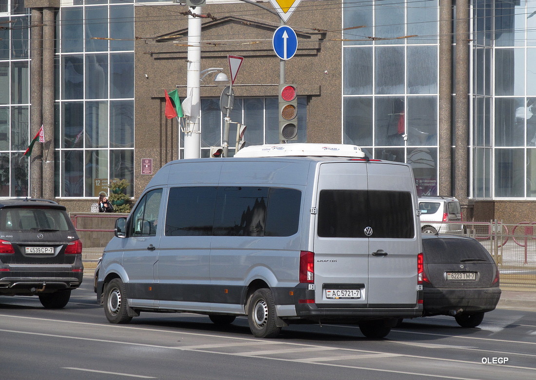Минск, Volkswagen Crafter II № АС 5721-7