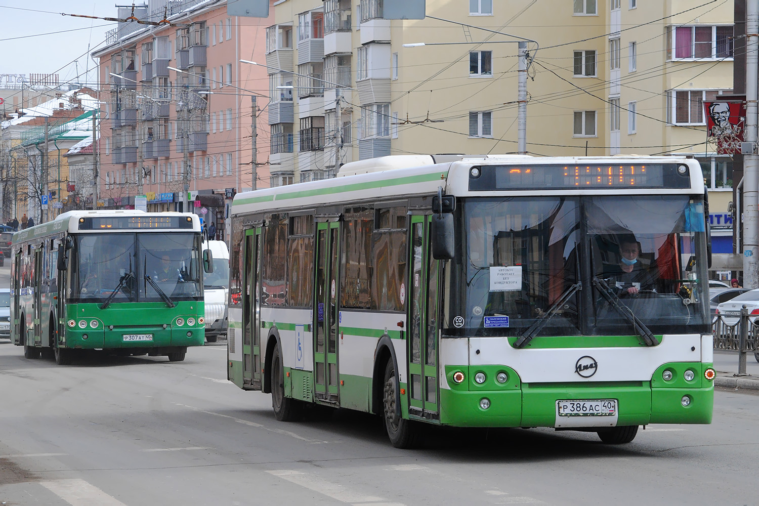 Kalugai terület, LiAZ-5292.21 sz.: Р 386 АС 40