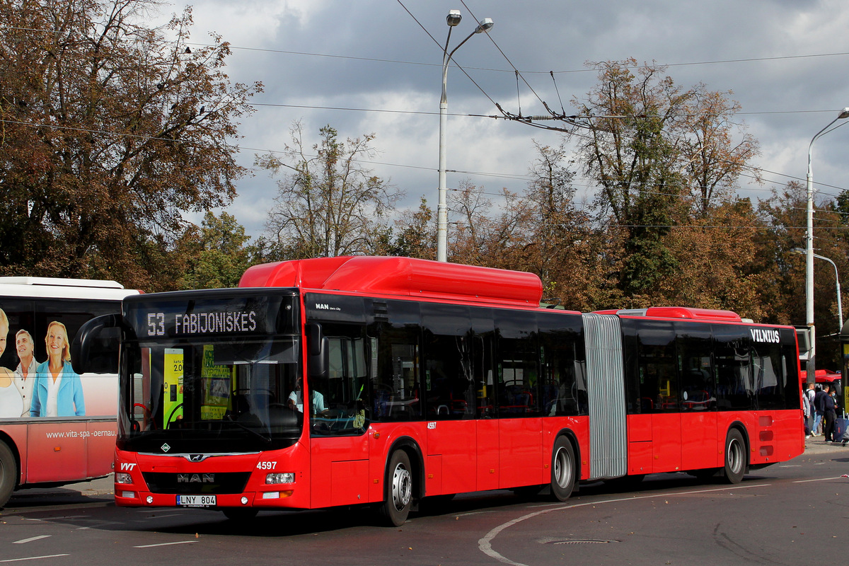 Литва, MAN A23 Lion's City G NG313 CNG № 4597