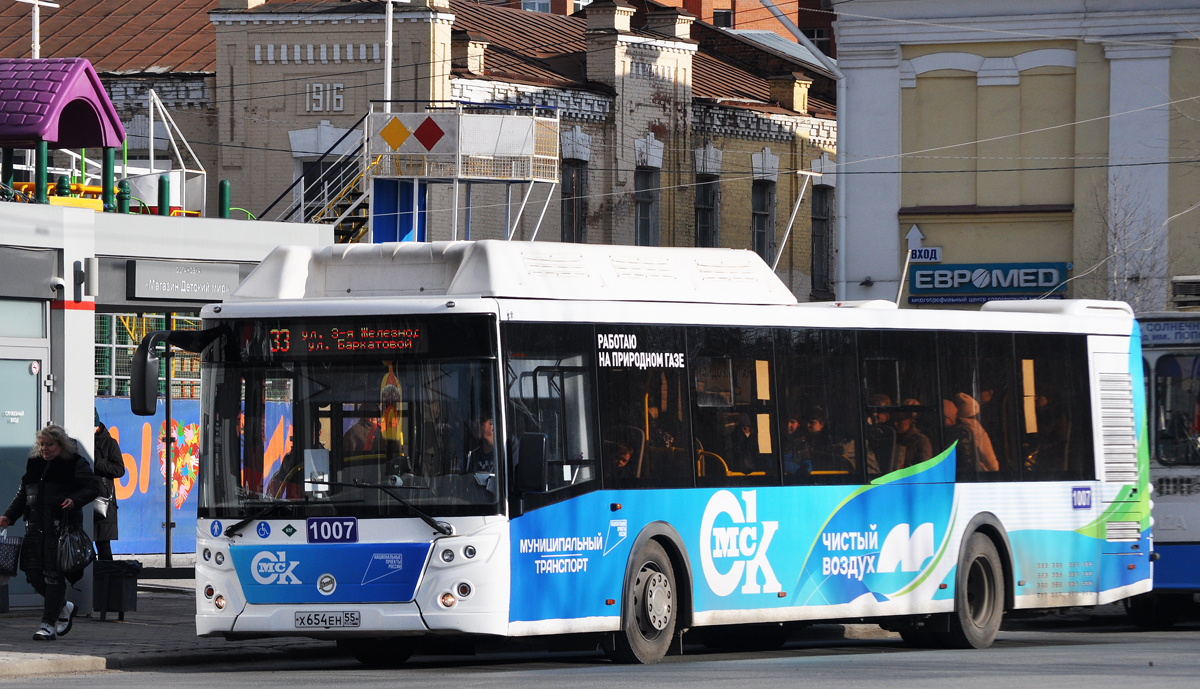 Омская область, ЛиАЗ-5292.67 (CNG) № 1007