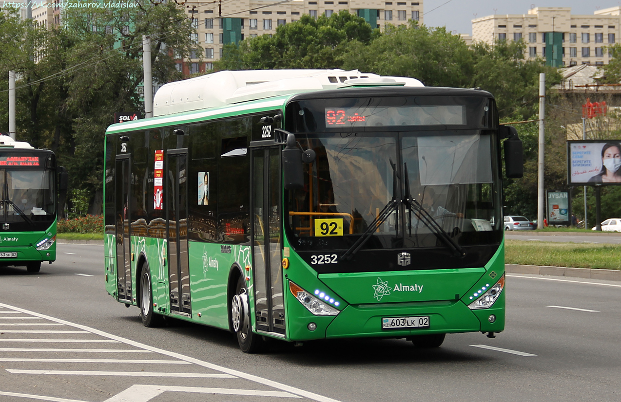 Алматы, Zhong Tong LCK6125HGAN № 3252