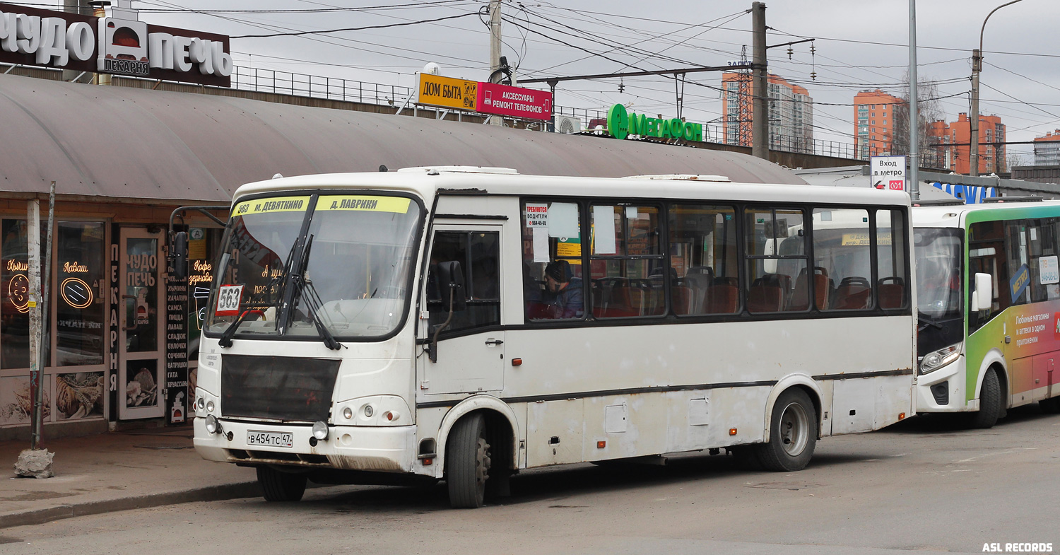Ленинградская область, ПАЗ-320412-05 № В 454 ТС 47