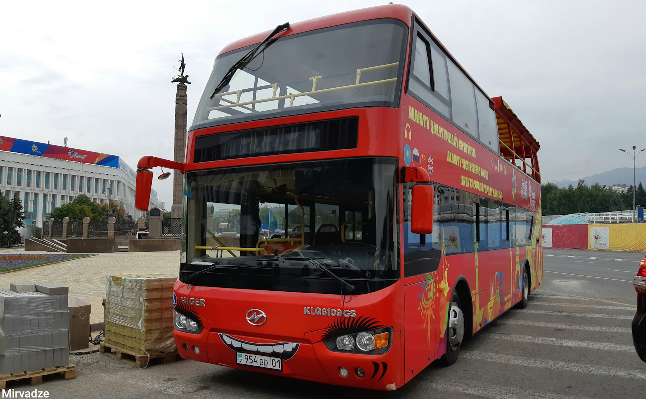 Алматы, Higer KLQ6109GS № 954 BD 01