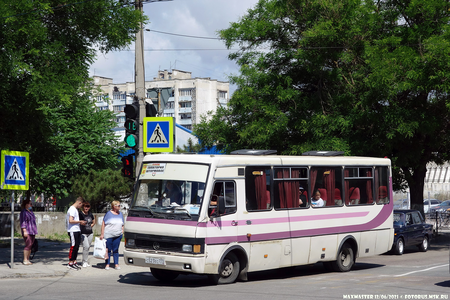 Республика Крым, БАЗ-А079.24 "Мальва" № С 523 ЕС 777