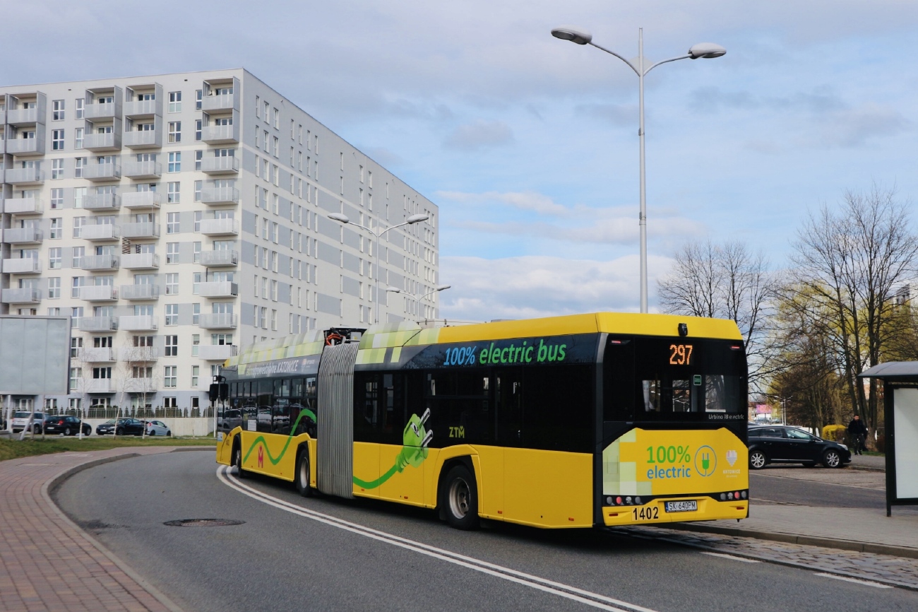 Польша, Solaris Urbino IV 18 electric № 1402