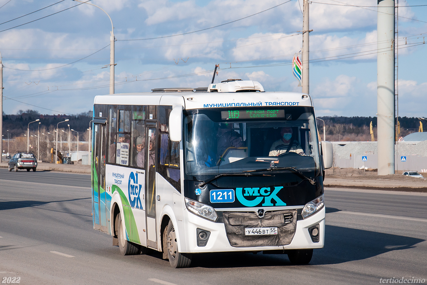 Омская область, ПАЗ-320435-04 "Vector Next" № 1211