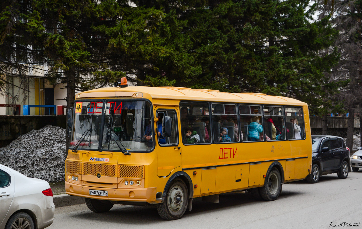 Новосибирская область, ПАЗ-423470 № Е 407 КР 154