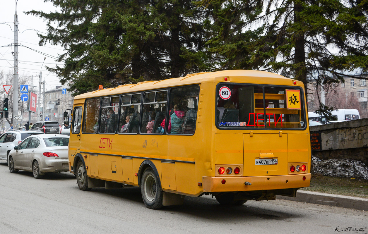 Новосибирская область, ПАЗ-423470 № Е 407 КР 154