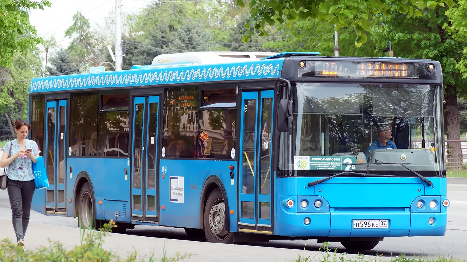 Кабардино-Балкария, ЛиАЗ-5292.22-01 № 053